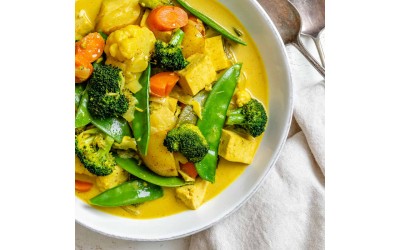 Κάρυ με γάλα καρύδας και λαχανικά- Curry with Coconut Milk & Vegetables