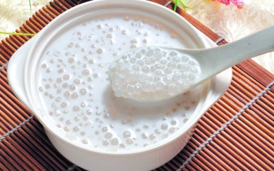 ΠΟΥΤΙΝΓΚΑ ΜΕ ΓΑΛΑ ΚΑΡΥΔΑΣ ΚΑΙ ΠΕΡΛΕΣ ΤΑΠΙΟΚΑΣ SAGO  (SAI MAI LO) ΠΟΥΤΙΝΓΚΑ ΜΕ ΓΑΛΑ ΚΑΡΥΔΑΣ ΚΑΙ ΠΕΡΛΕΣ ΤΑΠΙΟΚΑΣ SAGO  (SAI MAI LO)