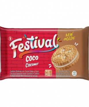 Festival Coconut Cookies 403gr (12x4) Festival Coconut Cookies 403gr (12x4)