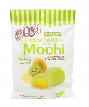 Custard Mini Mochi Kiwi 110gr Custard Mini Mochi Kiwi 110gr
