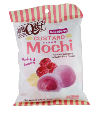 Custard Mini Mochi Raspberry 110gr Custard Mini Mochi Raspberry 110gr