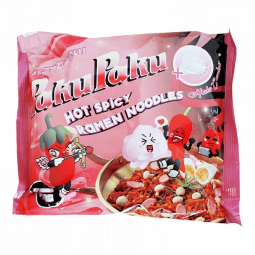 Paku Paku Hot Spicy Ramen Noodles Halo Carbo 140gr Paku Paku Hot Spicy Ramen Noodles Halo Carbo 140gr