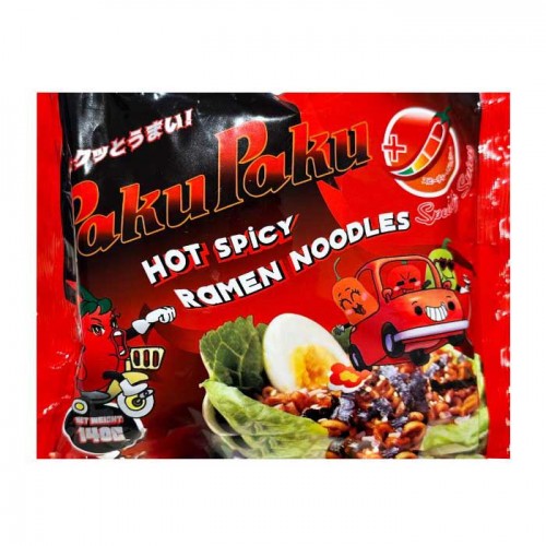 Paku Paku Hot Spicy Ramen Noodles Speedy Spicy 140gr
