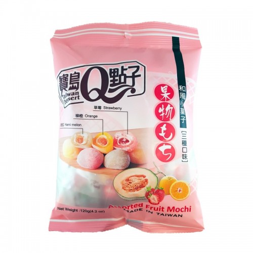 Assorted Mini Mochi 3 flavors-120gr Assorted Mini Mochi 3 flavors-120gr